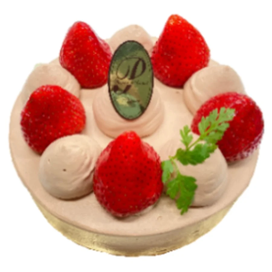苺のデコレーション(チョコクリーム)